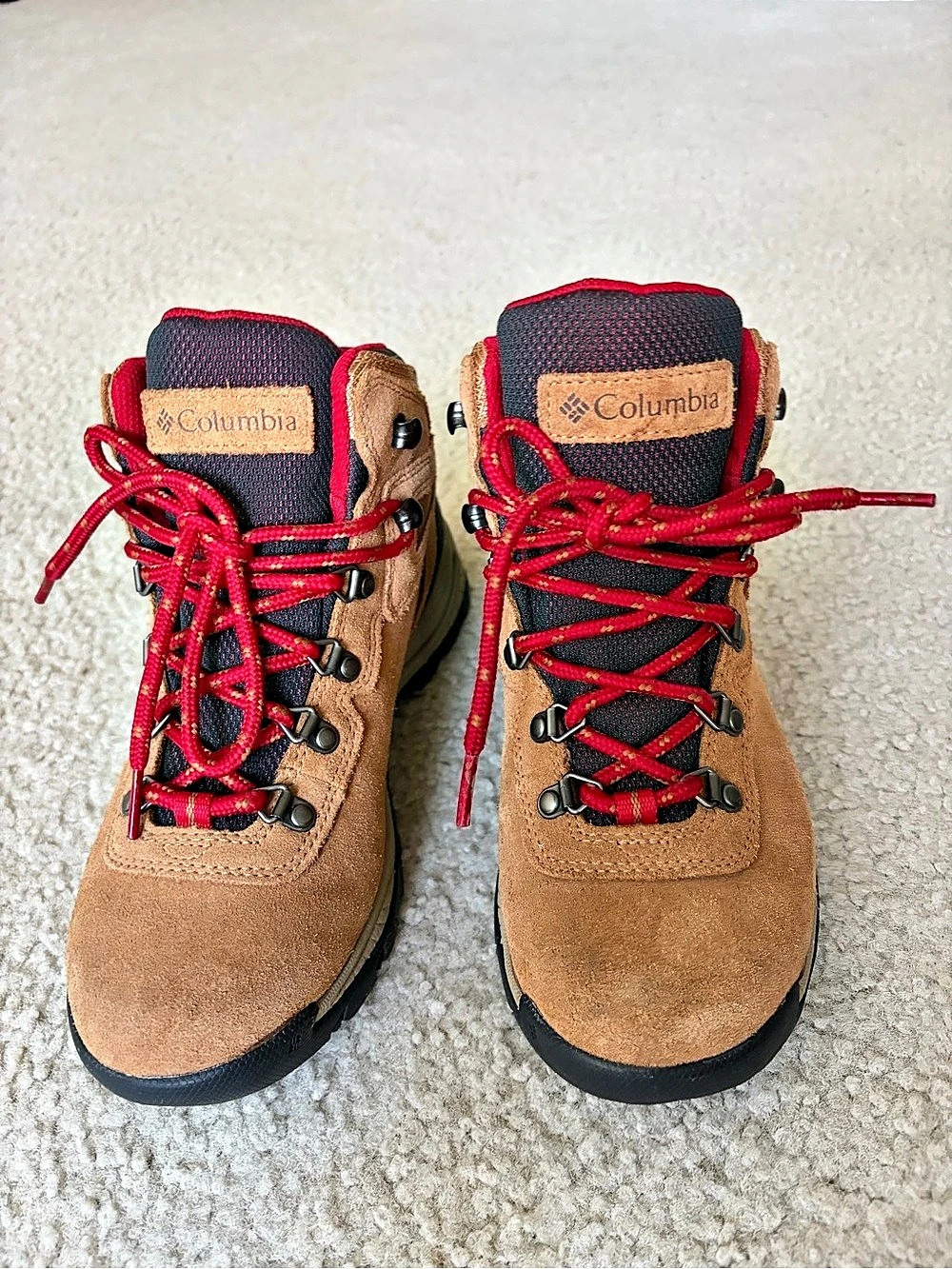 Columbia Bugaboot III Winter Hiking Boots Brown & Red US 7 wide